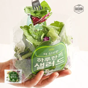 [다신샵] 3회세척 하루한끼 샐러드믹스 10팩 / 7가지 야채믹스