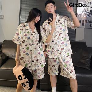 짱구잠옷 커플잠옷 여름잠옷 반팔 반바지 GirdBox 홈웨어 세트