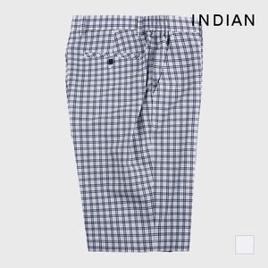 [INDIAN] 화이트 체크 반바지_MITDSXM4101