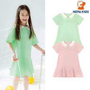 NEPA KIDS 네파키즈 여아 세일러 페플럼 원피스 KJ42802