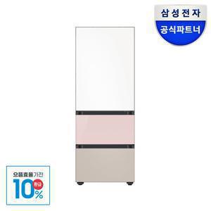 [으뜸효율]삼성전자 비스포크 김치플러스 김치냉장고 RQ33DB74C1AP 키친핏 313리터 1등