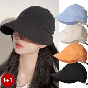 엔비 [1+1] 소두핏 자외선 모자 여성 버킷햇 벙거지