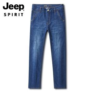 JEEP SPIRIT 남성 사계절 청바지 /일자/와이드/빅사이즈/스판/29-42