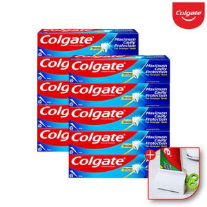 콜게이트 colgate 미국 고불소 잇몸 시린이 충치 불소 레귤러 치약 100gx10개+치약짜개