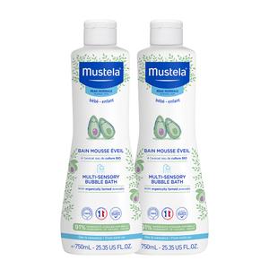 무스텔라 멀티 센서리 버블 배스 750ml 2개