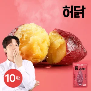 [허닭] 허닭ON 실온 달콤한 통 고구마 100g 10팩