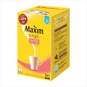 맥심 모카골드 라이트 180T/2개구매시 1000원DCX넉넉한 유통기한