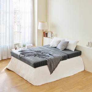 더릭스홈 3단 접이식 극세사 누빔 토퍼 매트리스커버 ~15cm SS (슈퍼싱글)