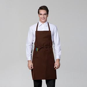 AB1040 갈색목걸이형앞치마/업소용 주방 식당 서빙 카페 제과 제빵 셰프