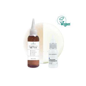 액티바 글리세릴글루코사이드 솔루션30ml 1개 + 병풀 추출물 원액100ml 비건인증 글로우몬스터