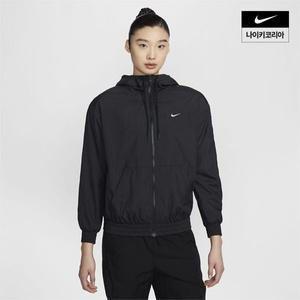 [백화점 선별상품] 나이키 스포츠웨어 클래식 우븐 여성 루즈 UV 프로텍션 후드 자켓 재킷 FV6299-010 1606