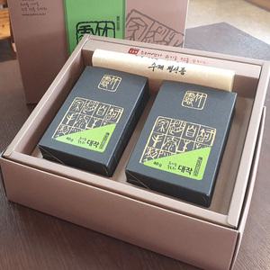 조태연가 죽로차 대작 녹차 80g/지리산 하동 수제녹차  교수님/선생님/설 추석 명절 감사 선물세트