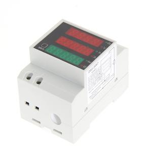 호환 D52-2047 다기능 디지털 딘 레일 전류 전압 역률 측정기 전류계 전압계 AC80-300V AC 250-450V