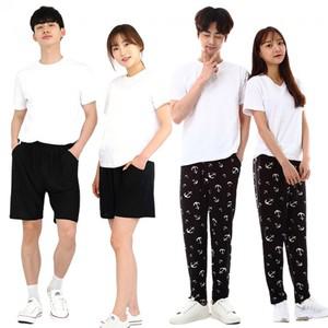 런칭기념 런칭 쿨바지 쿨반바지 7부바지 빅사이즈 남성바지 여성바지 밴딩팬츠 여름 작업복 잠옷 바지