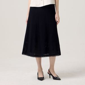 더 레노마 더레노마(본사직영) 엠보 와플 셋업 니트 스커트-R2F22KSK910