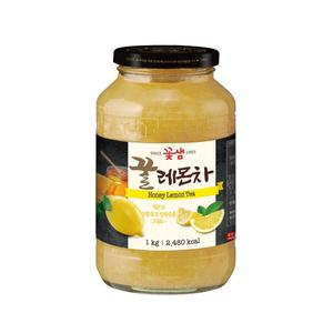 꿀레몬차 1kg 꽃샘/레몬/액/액상/차/디저트/후식/탕비실/학교/겨울