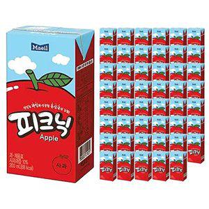 [기타브랜드]매일 피크닉 사과 200ml x 48팩 (24팩x2박스)