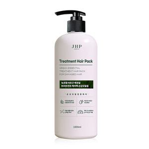 JHP 녹초엽 아르간 에센셜 트리트먼트 헤어팩, 손상모발용, 1000ml