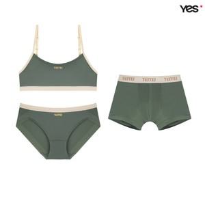 무결점 쿨메쉬 노와이어 브라탑 커플속옷세트 YSWBA441YSWPA441YSMDA441