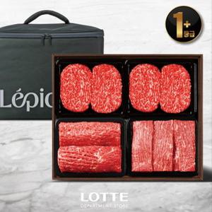 1+등급 한우마을 정성정육세트(1.6kg/불고기/국거리/산적/냉장)