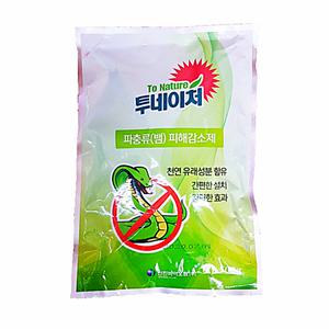 [모두싹판다]뱀퇴치제 기피제 캠핑 골프장 낚시 텃밭 전원주택 파충류 뱀 약 500g
