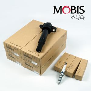 점화플러그 코일 1대분 세트 LF쏘나타/뉴라이즈 하이브리드 18849-09070 27300-2E601