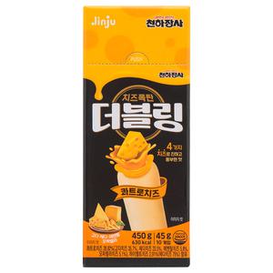 천하장사 더블링 콰트로 치즈 450g (45g 10개입) 소시지