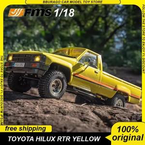 RC카 자동차 오토바이 모형 무선 조정 오프로드 드리프트 미니 Fms 1/18 도요타 힐럭스 RTR RC 오프로드 자