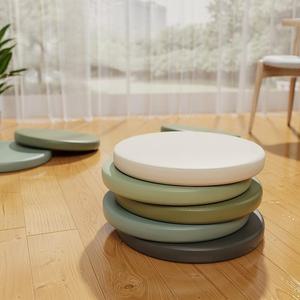 인조가죽 메모리폼 원형 방석 30cm 35cm 40cm