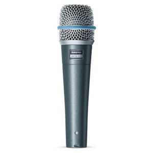 Shure Beta 57A 유선 XLR 다이나믹 보컬 마이크 - Free 배송 NEW IN BOX 마이크로폰 스탠드 연결 케이블 이