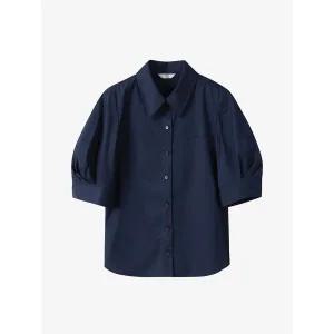 [CC콜렉트](강남점)[C-Exclusive]벌룬 소매 하프슬리브 셔츠 C252PSC138