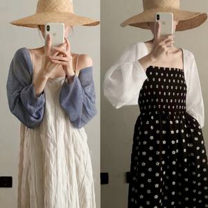 여름 볼레로 썸머 가디건 자외선차단 에어컨 비치 커버업 크롭 살안타 햇볕차단 가디건