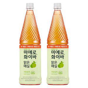 미에로화이바 맑은매실 1.2L X 4개 식이섬유음료 매실음료