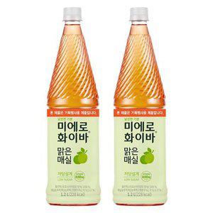 미에로화이바 맑은매실 1.2L X 6개 식이섬유음료 매실음료