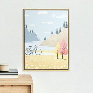 [셀러허브 1][HYIJWWE2_4B]감성 캔버스 액자 풍경 그림 월데코