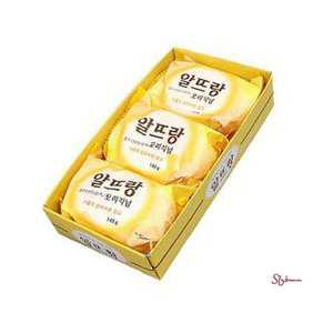 비누 화장 세수 3개입 옐로우140g yza449