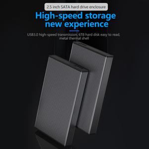 Blueendless 알루미늄 하드 드라이브 상자 2.5 인치 SATA 인클로저 5Gbps 고속 USB 3.0 HDD 케이스 노트북S