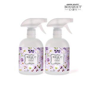 [부케가르니] 섬유탈취제 화이트머스크향 500ml x2개
