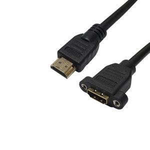 [XBF38490]HDMI 판넬형케이블 M F 2M 책상 파티션 고정