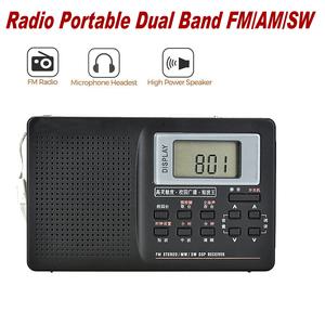 크랭크 라디오 재난 피난 등산 레져  풀 밴드 중파 단파 디지털 휴대용 듀얼 FM/AM/SW 수신기