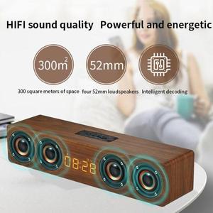 2.1채널 나무 블루투스 스피커 사운드 바 TV 벽 홈 시어터 시스템 PC 및 용 HIFI 박스 0W