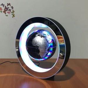 자기 부상 지구 램프 집들이 달조명 블루볼 전구 자기부상무드등 D EU