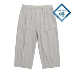 [공식] 내셔널지오그래픽 N242MPT090 쿨링 7부 배기팬츠 OAK BEIGE