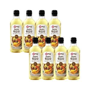 백설 2배 바삭 튀김유 900ml x8개