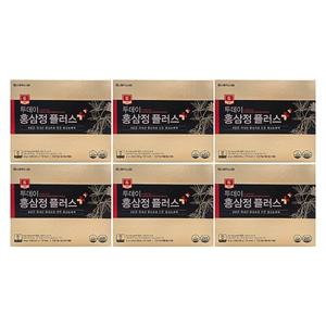 서울약사신협 6년근 투데이 홍삼정 플러스 10g x 30포 x 6박스 /An