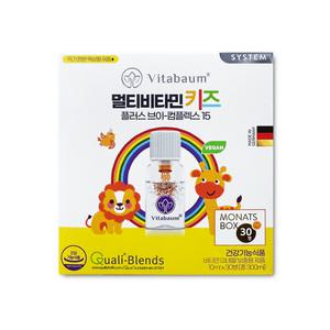 비타바움 멀티비타민 키즈 플러스 브이 컴플렉스 15 10ml x 30개입_kms