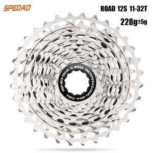 12 SPEED CASSETT 로드 11-32T 프리휠 허브 초경량 v 사이클링 카세트 자전거