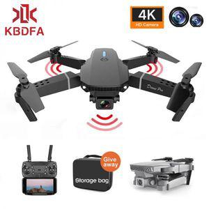 입문용 농업용 드론 KBDFA-E88 RC 미니 와이파이 FPV 쿼드콥터 와이드 앵글 HD 4K 1080P 카메라 높이 고정