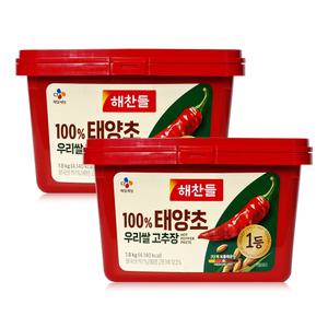 CJ 해찬들 우리쌀 태양초 고추장 1.8kg x 2개 코스트코
