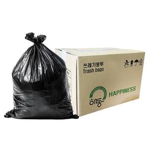 옳은유통 평판 쓰레기 봉투 흑색 특대(약100리터) 1BOX 500P/ 학교 교실 사무실 업소용 쓰레기 재활용 봉투